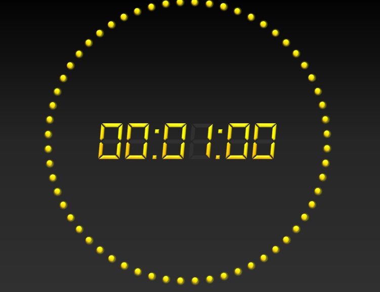 Windows 7 countdown timer widget